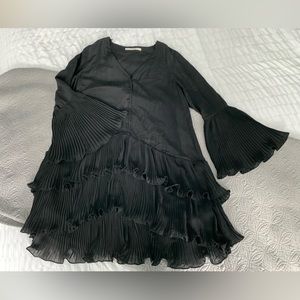 EUC Uterque oversized black tunic/mini dress